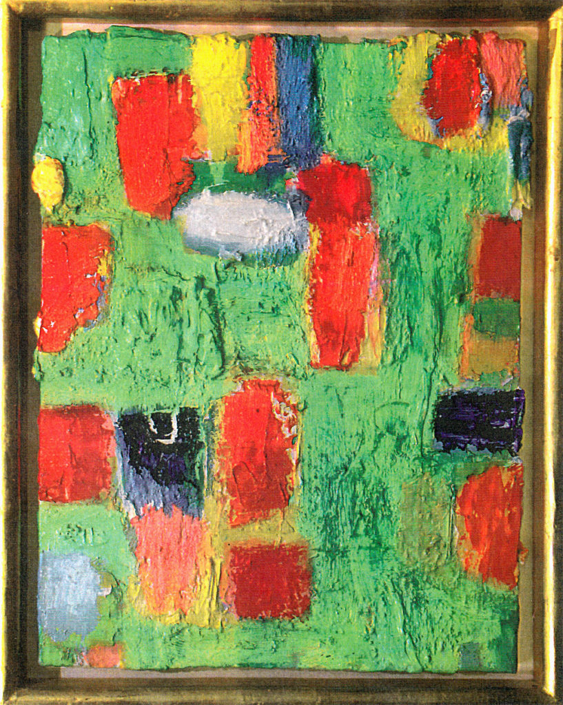 Dipinto Amoroso 1996 - olio su tela cm 51,50x41,50